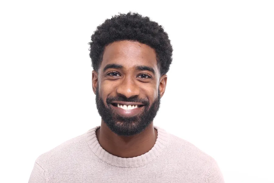 Smiling man portrait
